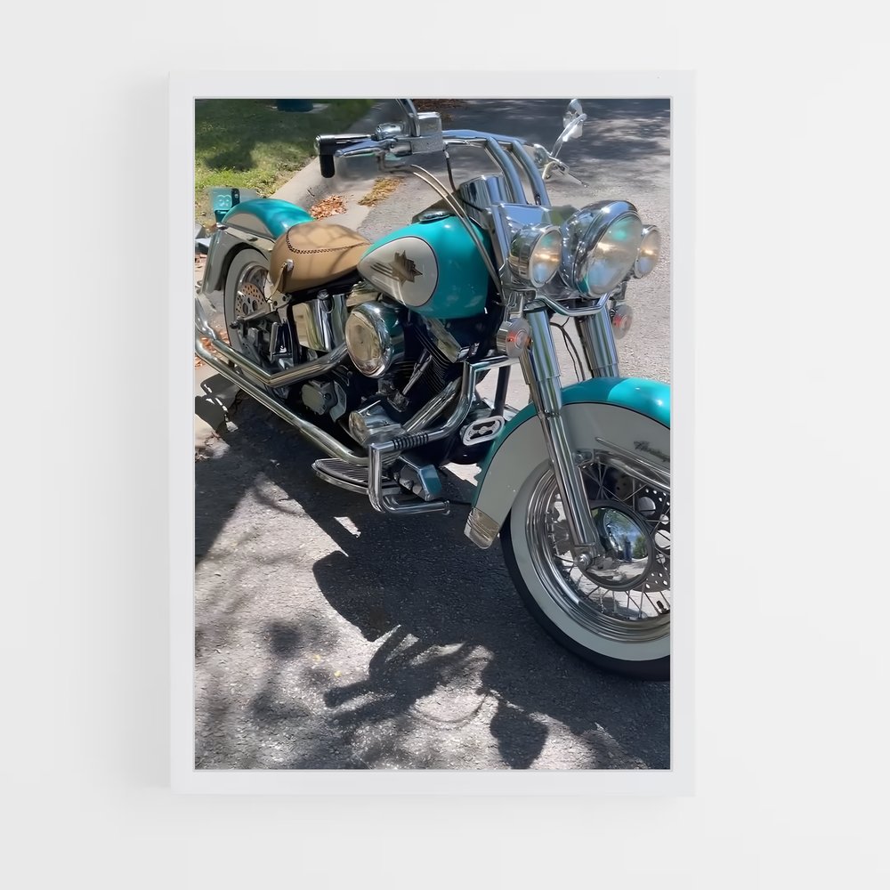 Poster Héritage classique intemporel – affiche Harley-Davidson (vue 3)